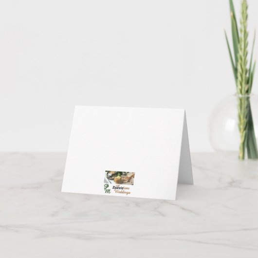 Hochzeitsrings Danke Karten (Rückseite)