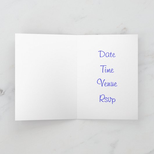 Hochzeitsrings Einladung (Innenseite)