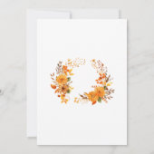 Hochzeitsrings Elegante White Wedding Einladung (Rückseite)