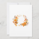 Hochzeitsrings Elegante White Wedding Save The Date (Rückseite)