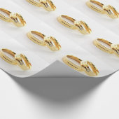 Hochzeitsrings Geschenkpapier (Ecke)