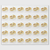 Hochzeitsrings Geschenkpapier (Flach)