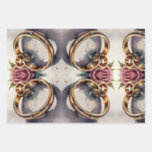 Hochzeitsrings Geschenkpapier Set (Vorderseite 3)