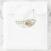 Hochzeitsrings Hochzeitsperlen Runder Aufkleber (Tasche)