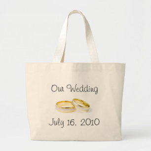Hochzeitsrings Jumbo Stoffbeutel