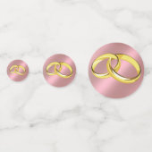 Hochzeitsrings Konfetti (Rückseiten)
