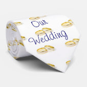 Hochzeitsrings Krawatte (Gerollt)