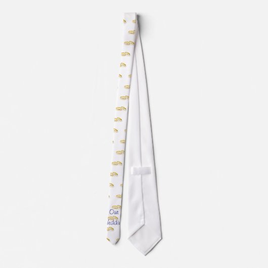 Hochzeitsrings Krawatte (Rückseite)