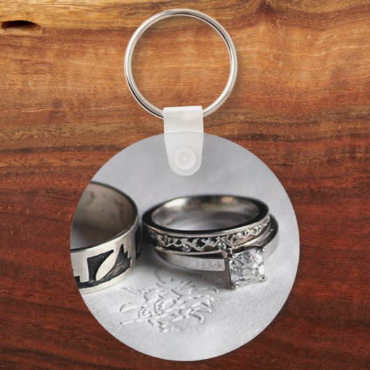 Hochzeitsrings Schlüsselanhänger (Vorderseite)