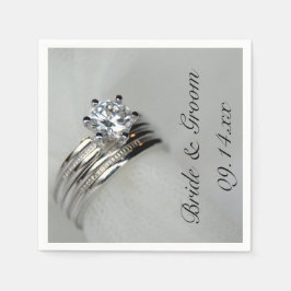Hochzeitsrings Serviette