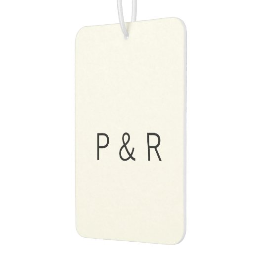 Hochzeitsromantikpartner ergänzen Anfangsbuchstabe Autolufterfrischer (Links)