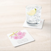 Hochzeitsrosa Kirschblüte Untersetzer (Vor Ort)