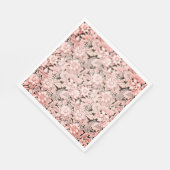 Hochzeitsrosa Vintag Serviette (Ecke)