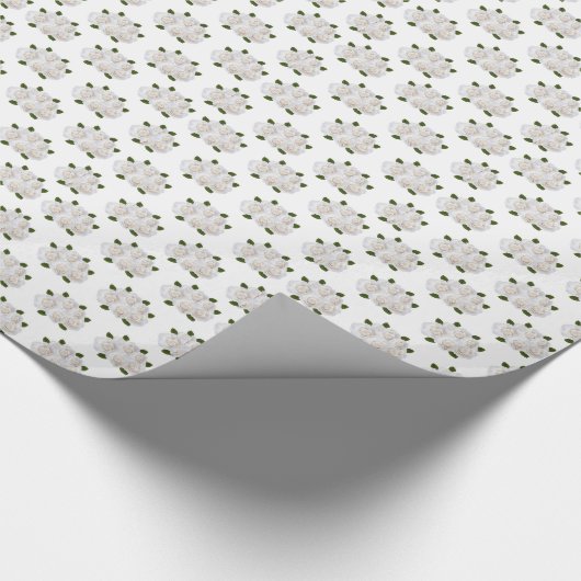 Hochzeitsrosen Geschenkpapier (Ecke)