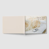 Hochzeitsrosen und Ringe Gästebuch (Voll)