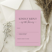 Hochzeitsrot Rosa Signatur Freundliche Antwort