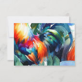 HochzeitsrSVP für Key West Florida RSVP Karte (Rückseite)