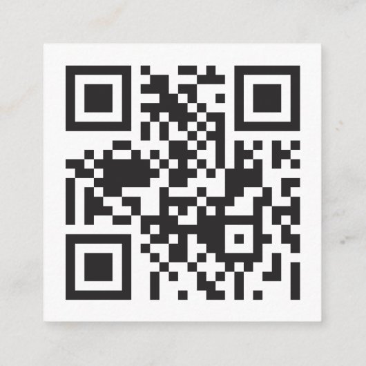 HochzeitsrSVP online auf der Website mit QR-Code Begleitkarte (Rückseite)