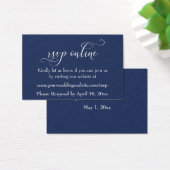 HochzeitsrSVP Online Beilegen schwarzes Script, we (Schreibtisch)