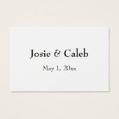 HochzeitsrSVP Online Schwarzes Script einfügen, We (Rückseite)
