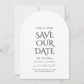 Hochzeitssache Foto speichern Einladung (Vorderseite)