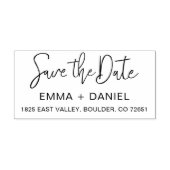 Hochzeitssache Speichern der Date-Rücksendeadresse Permastempel (Design)