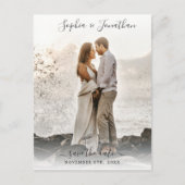 Hochzeitssache Speichern des Date-Foto-Hübschen Sk Postkarte (Vorderseite)