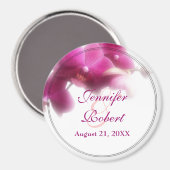 Hochzeitssache speichern magnet (Vorderseite/Rückseite)