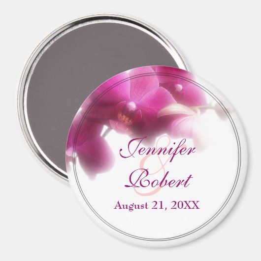 Hochzeitssache speichern magnet (Vorderseite/Rückseite)