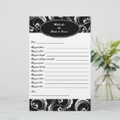 Hochzeitssake - Wünsche für Braut und Bräutigam (Stehend Vorderseite)