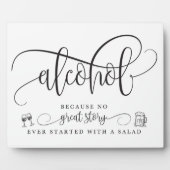 Hochzeitssalon-Bar Fotoplatte (Vorderseite)