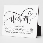 Hochzeitssalon-Bar Fotoplatte (Seite)