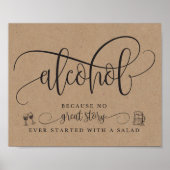 Hochzeitssalon-Bar Poster (Vorne)