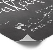 Hochzeitssalon-Bar Poster (Ecke)