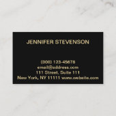 Hochzeitssalon, Hochzeit Visitenkarte (Rückseite)