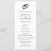 Hochzeitssandale | Hochzeitsfeierprogramm Programm (Vorderseite)