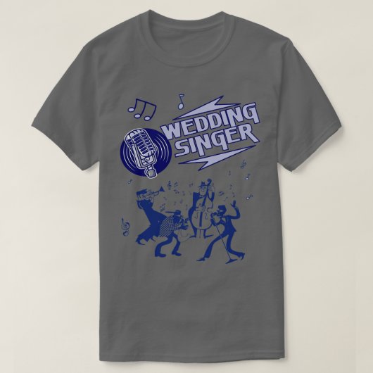 Hochzeitssänger T-Shirt (Design vorne)