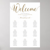 Hochzeitssattel Gold Poster (Vorne)