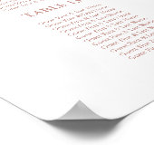 Hochzeitssattelcharakter Prägant Poster (Ecke)