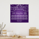 Hochzeitssattelkette Lila Poster (Küche)