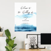 Hochzeitsschaukeln signieren willkommen. poster (Heimbüro)