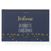 Hochzeitsschick Moderne Elegant einfach blau gelb