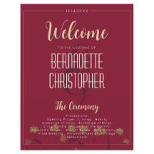 Hochzeitsschick Moderne Elegante Einfache Rote Win