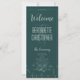 Hochzeitsschick Moderne Elegante Simple Green Emer