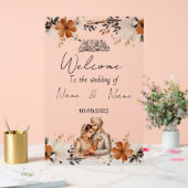 Hochzeitsschild aus Plexiglas Acrylschild (Hochzeit)