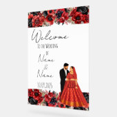 Hochzeitsschild aus Plexiglas Acrylschild (Winkel)