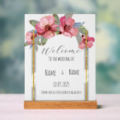 Hochzeitsschild aus Plexiglas Acrylschild (Neutral)