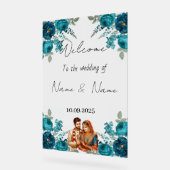 Hochzeitsschild aus Plexiglas Acrylschild (Winkel)