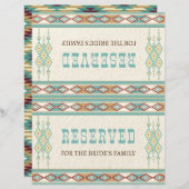 Hochzeitsschild für den Südtiroler Western (Vorne/Hinten)