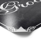 Hochzeitsschilder - Tafel - Bauch - Fotodruck (Ecke)